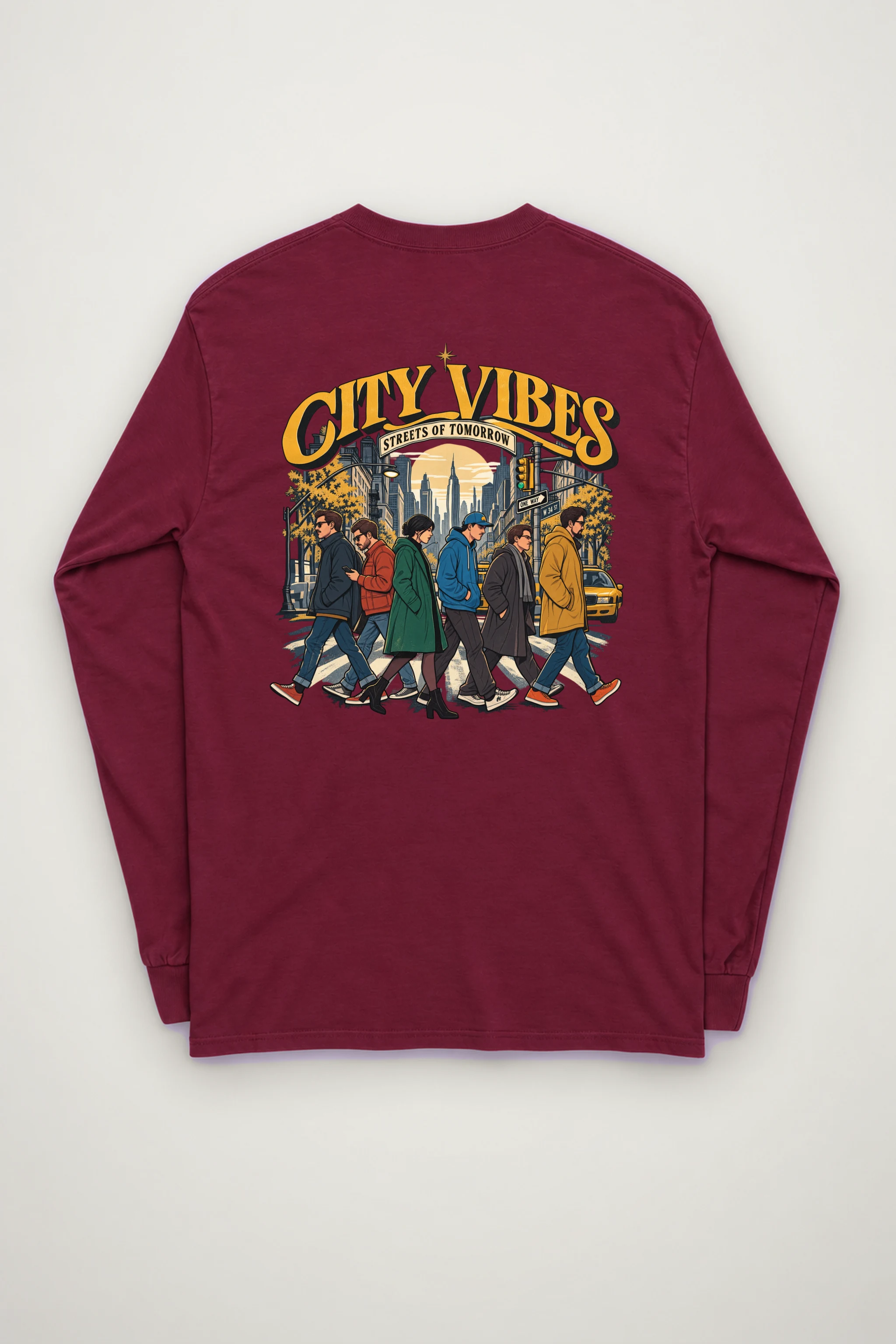 "Streets Of Tomorrow" Unisex Longsleeve T-shirt