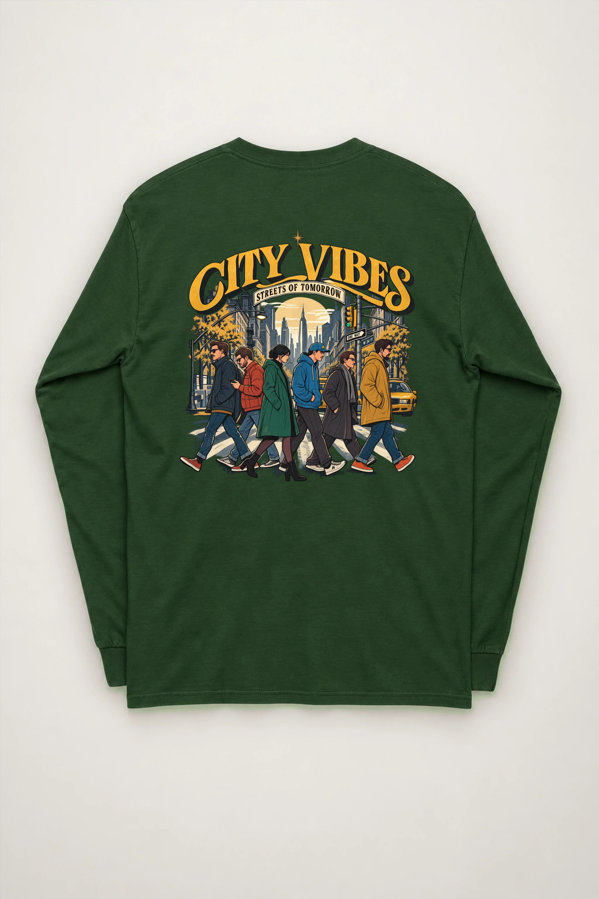 "Streets Of Tomorrow" Unisex Longsleeve T-shirt