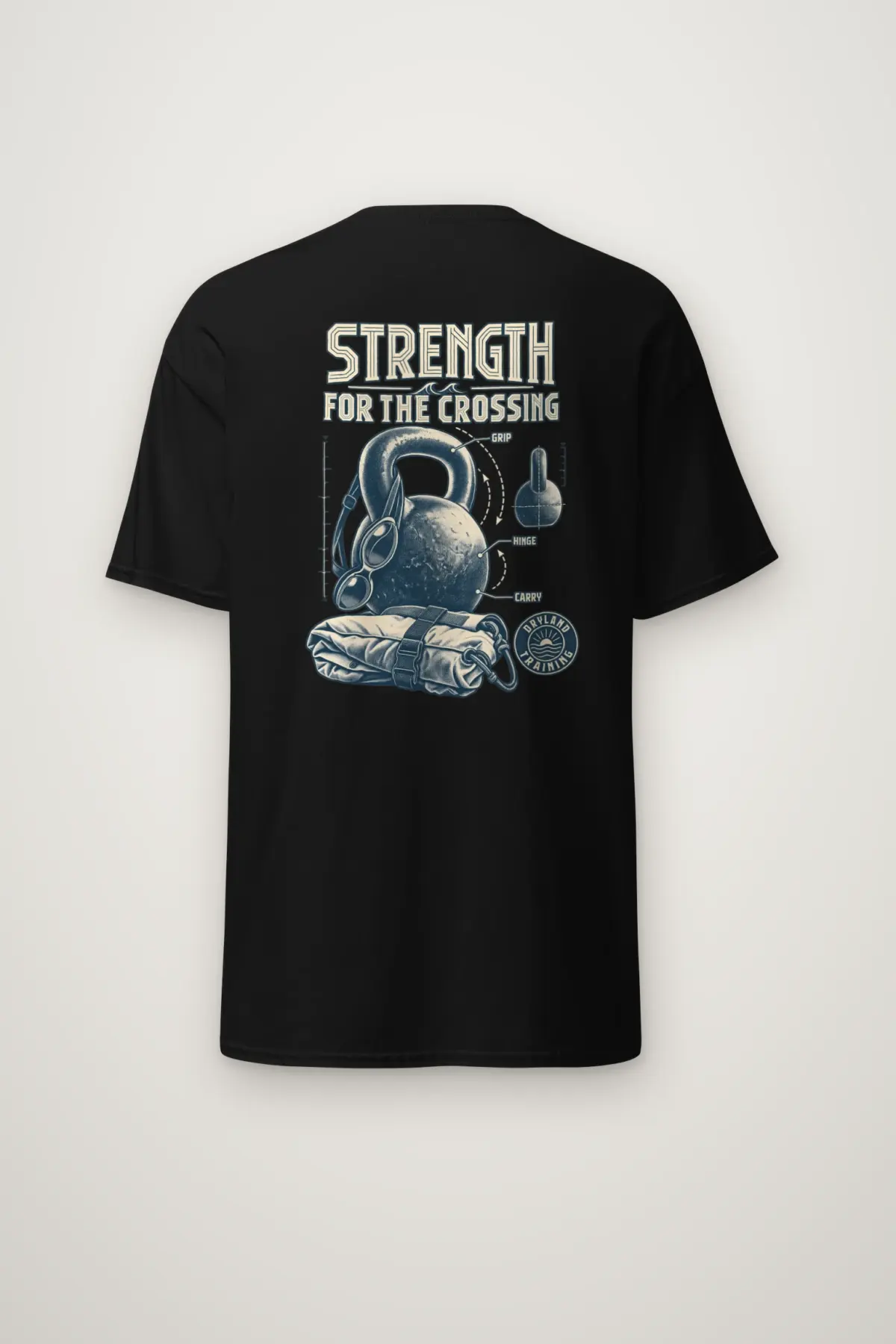 "Strength For The Crossing" Heavyweight Unisex Crewneck T-shirt
