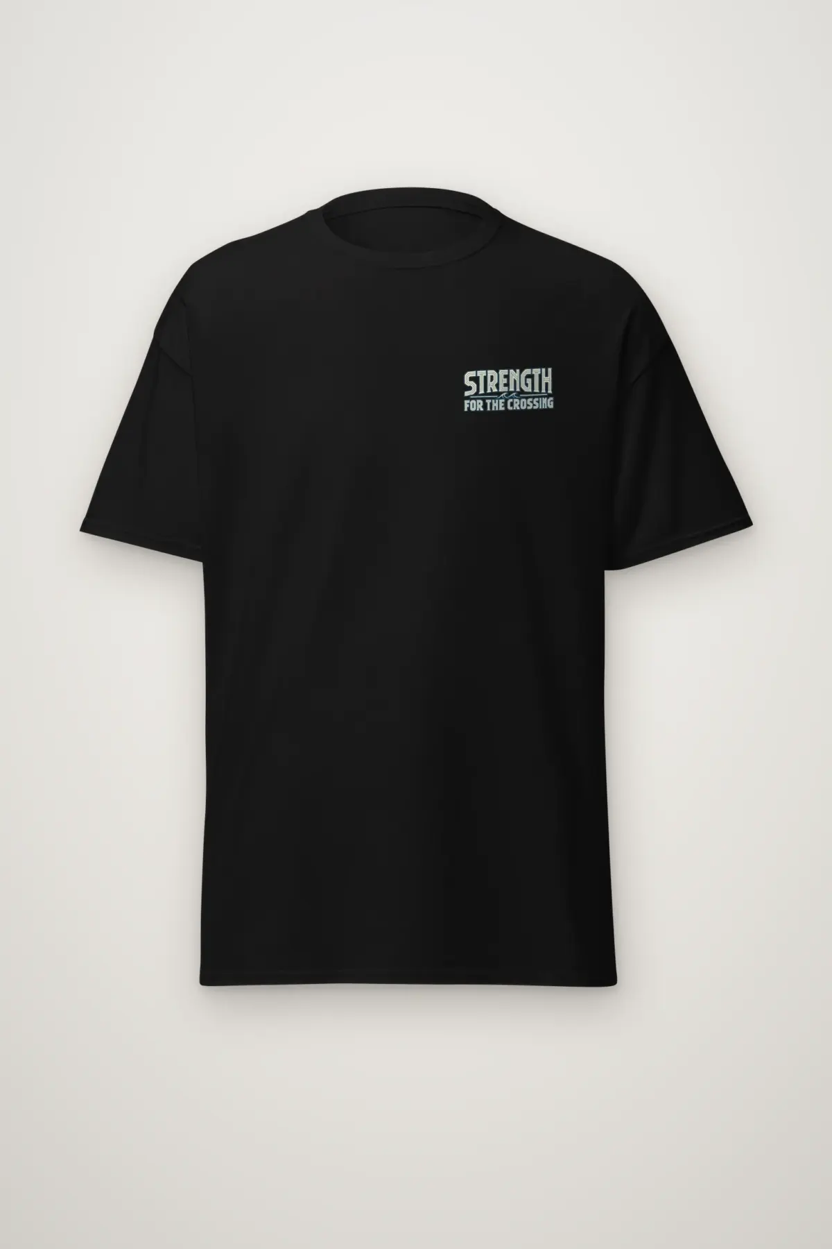"Strength For The Crossing" Heavyweight Unisex Crewneck T-shirt