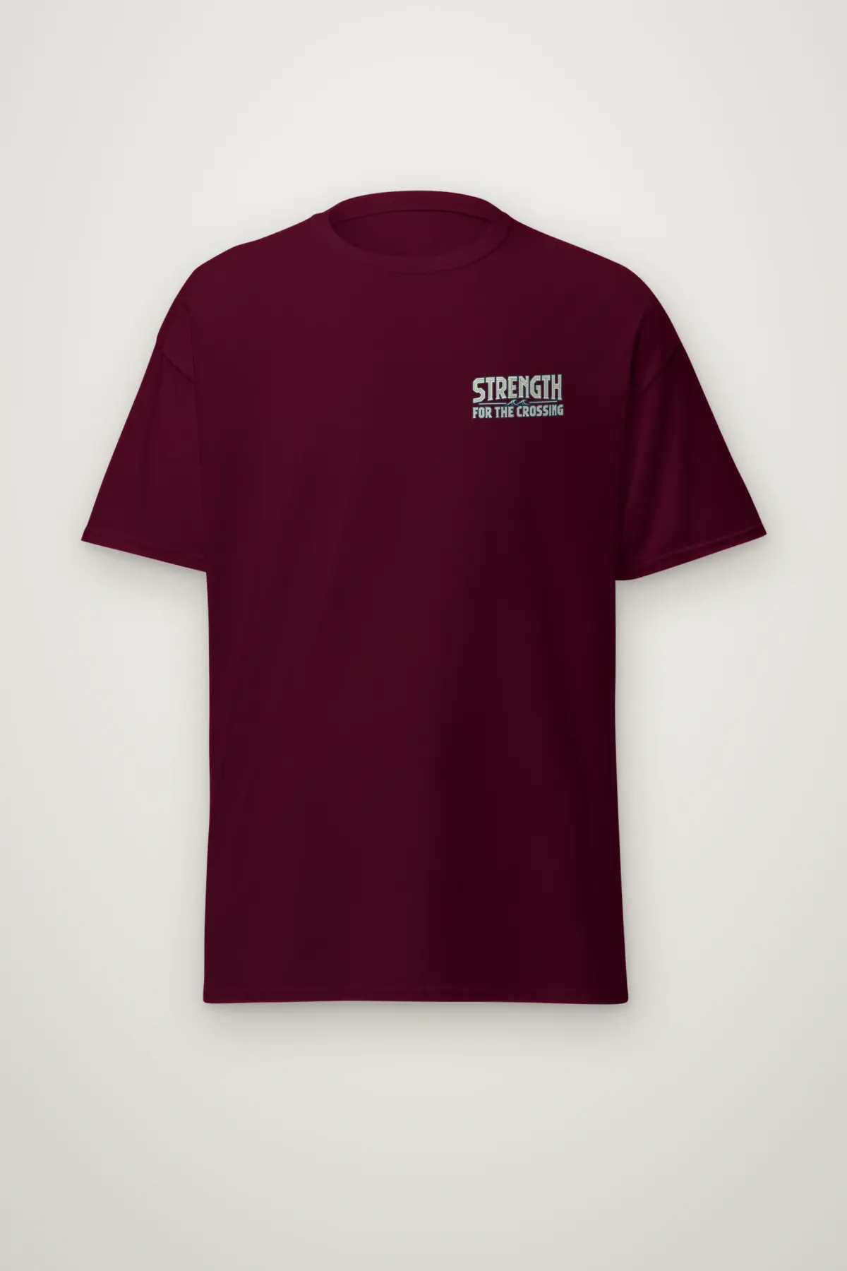"Strength For The Crossing" Heavyweight Unisex Crewneck T-shirt