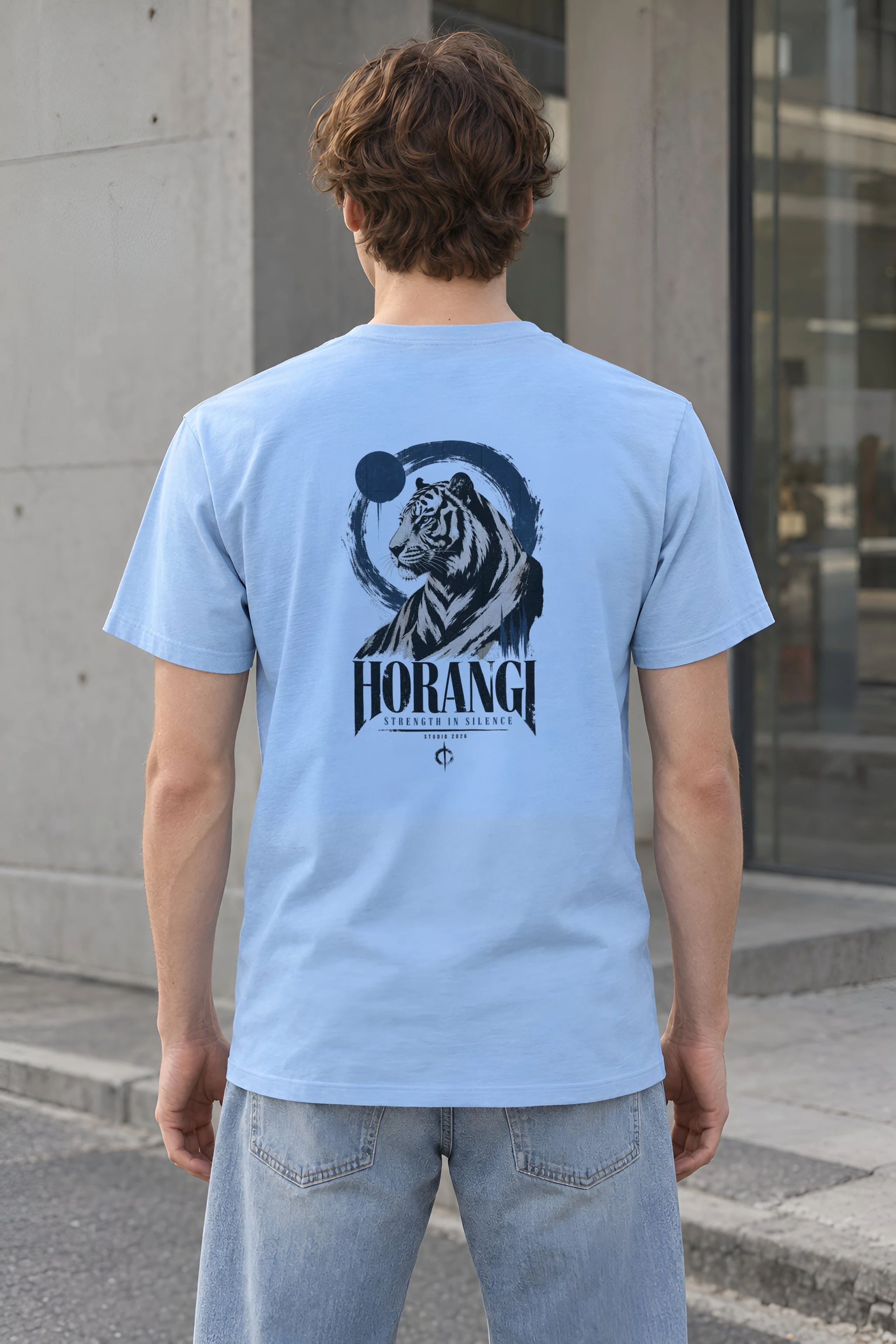 "Strength In Silence" Heavyweight Unisex Crewneck T-shirt