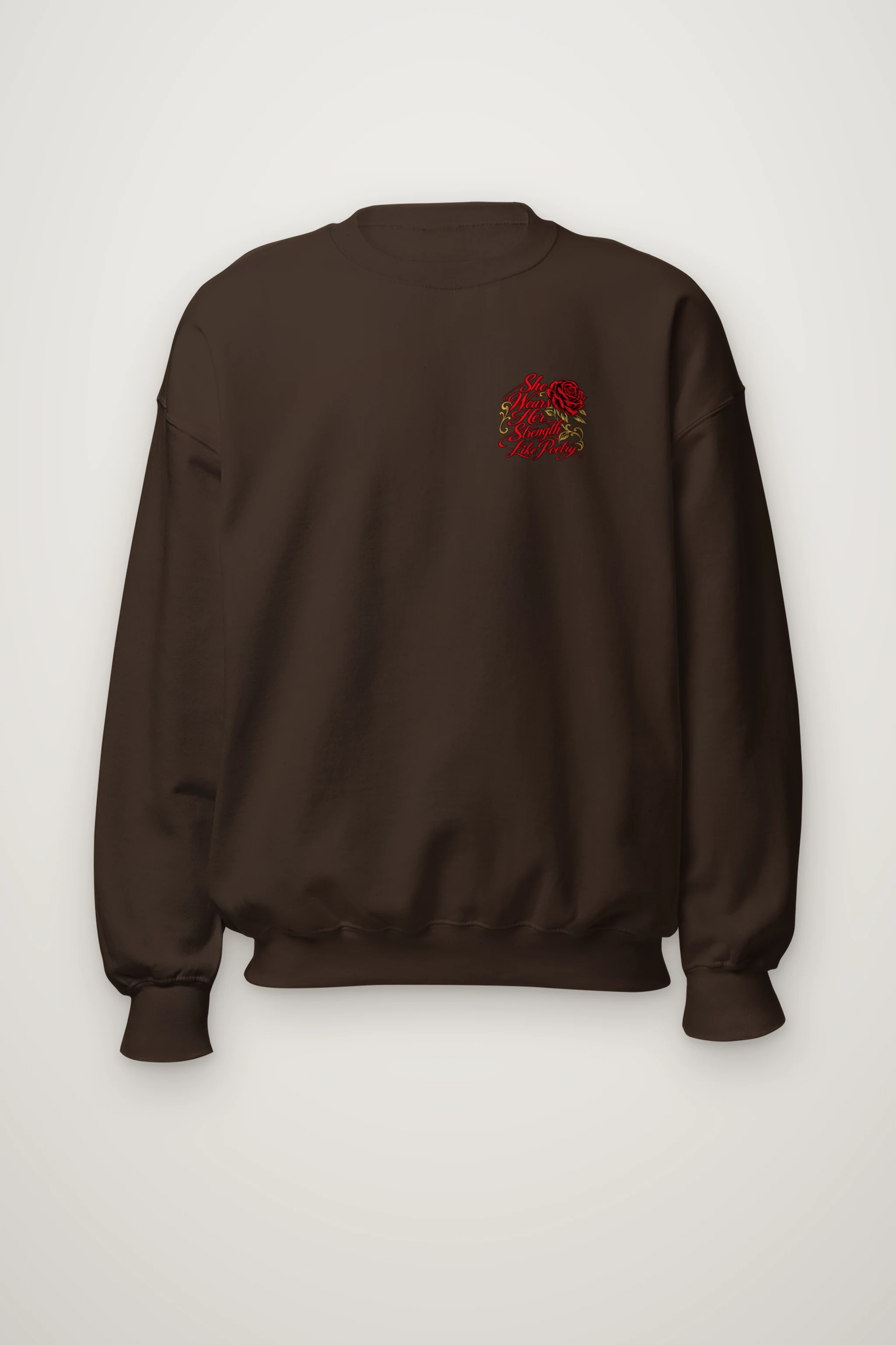 "Strength Like Poetry" Heavy Blend Unisex Crewneck Sweatshirt