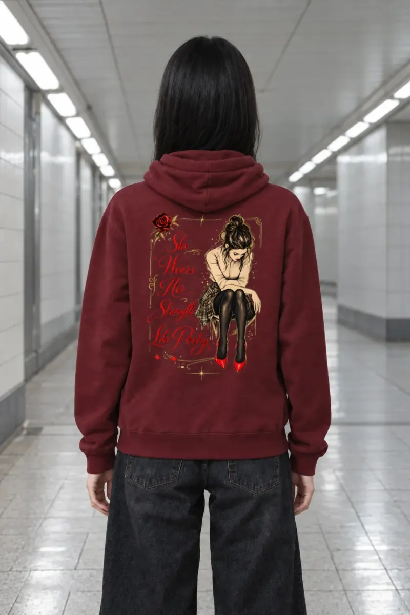 "Strength Like Poetry" Heavy Blend Unisex Pullover Hoodie