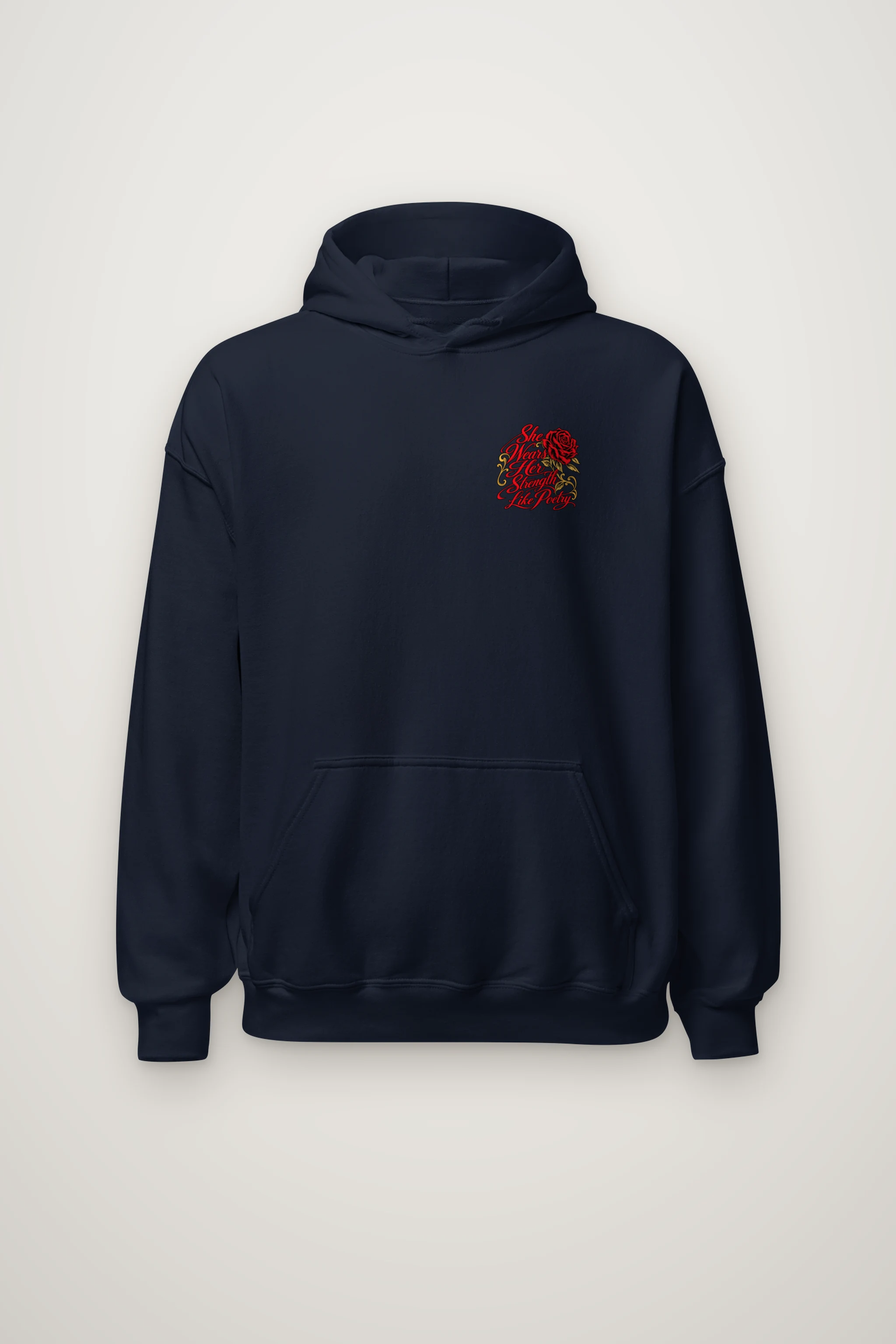 "Strength Like Poetry" Heavy Blend Unisex Pullover Hoodie