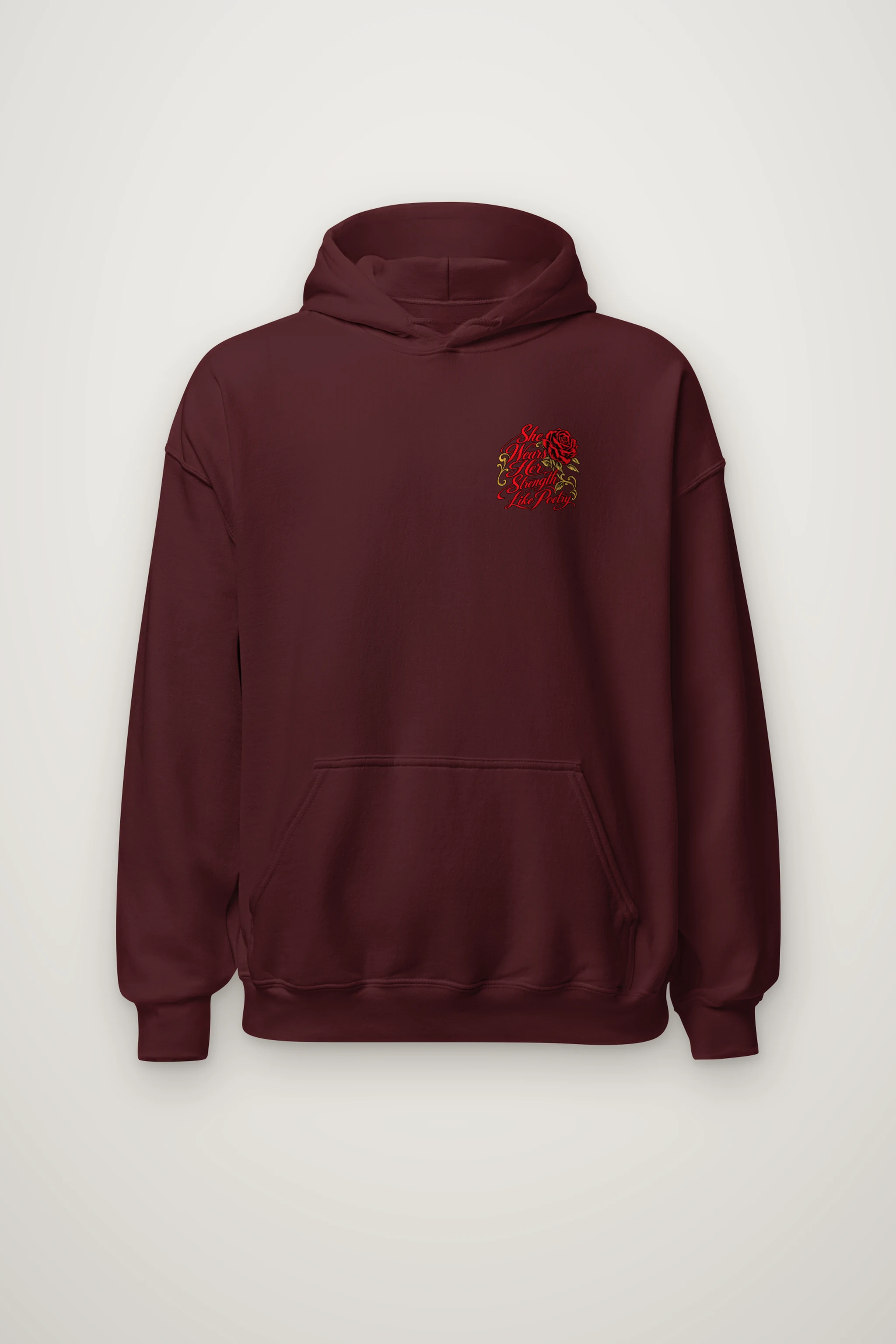 "Strength Like Poetry" Heavy Blend Unisex Pullover Hoodie