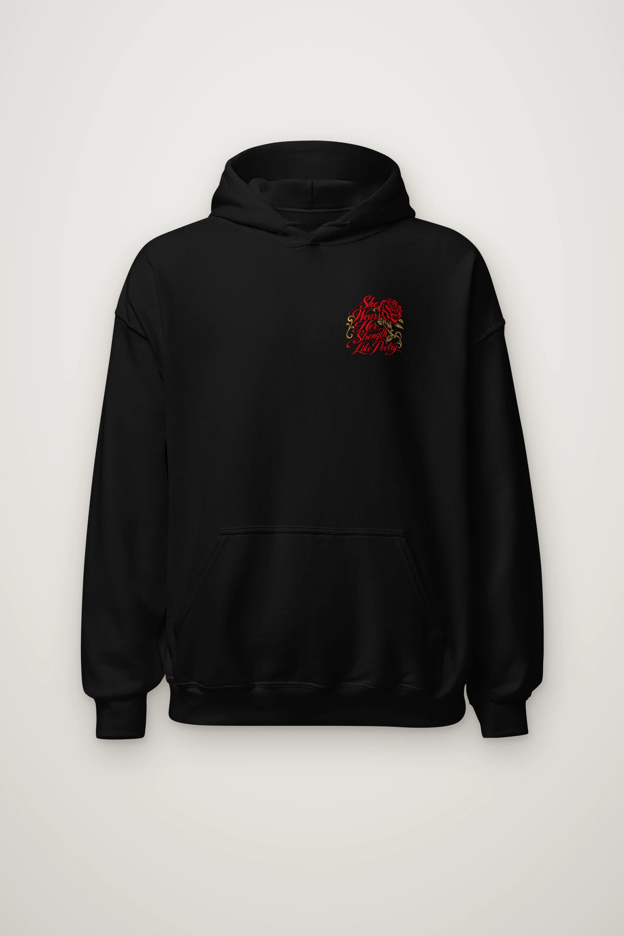 "Strength Like Poetry" Heavy Blend Unisex Pullover Hoodie