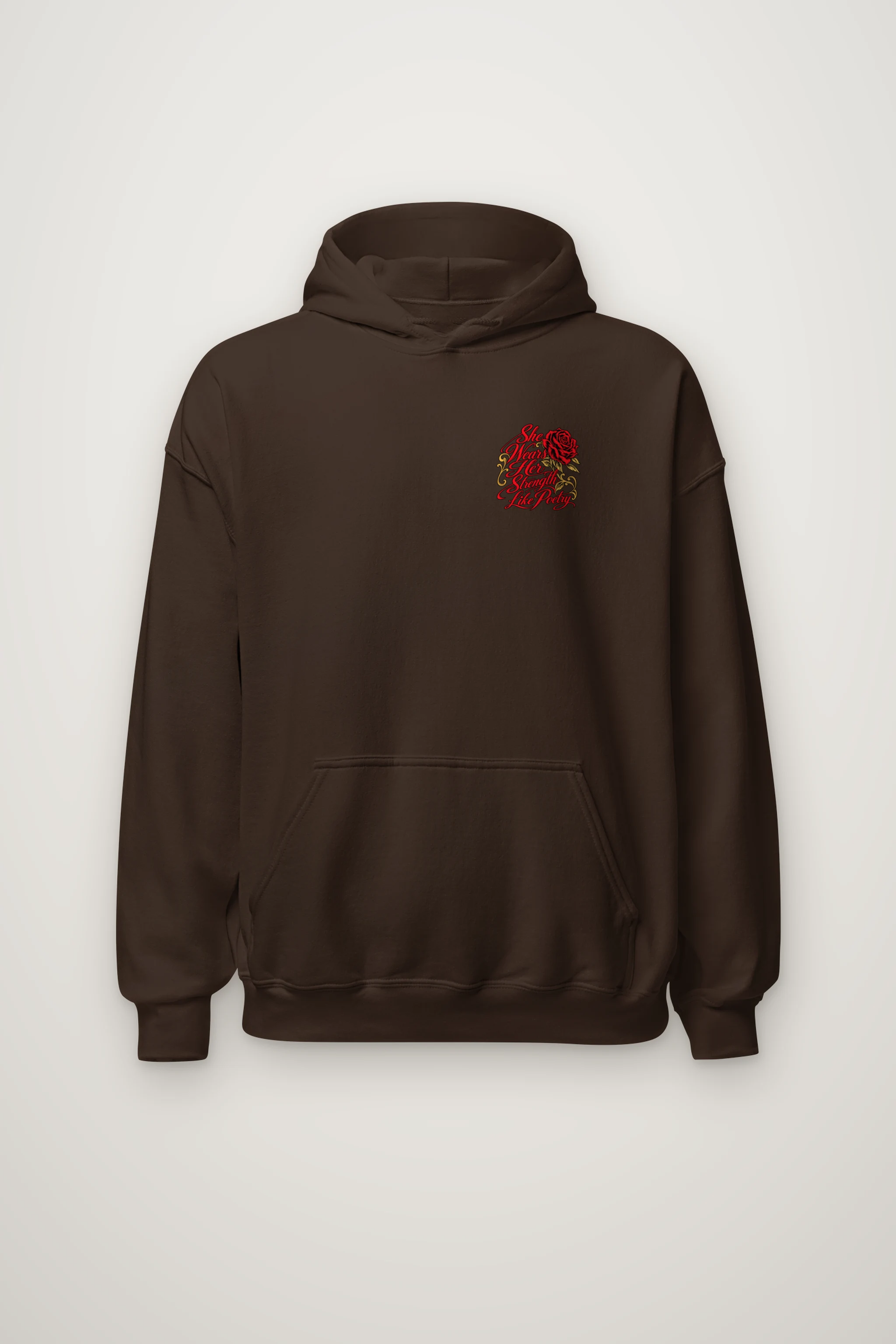"Strength Like Poetry" Heavy Blend Unisex Pullover Hoodie