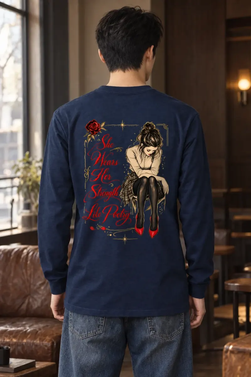 "Strength Like Poetry" Unisex Longsleeve T-shirt