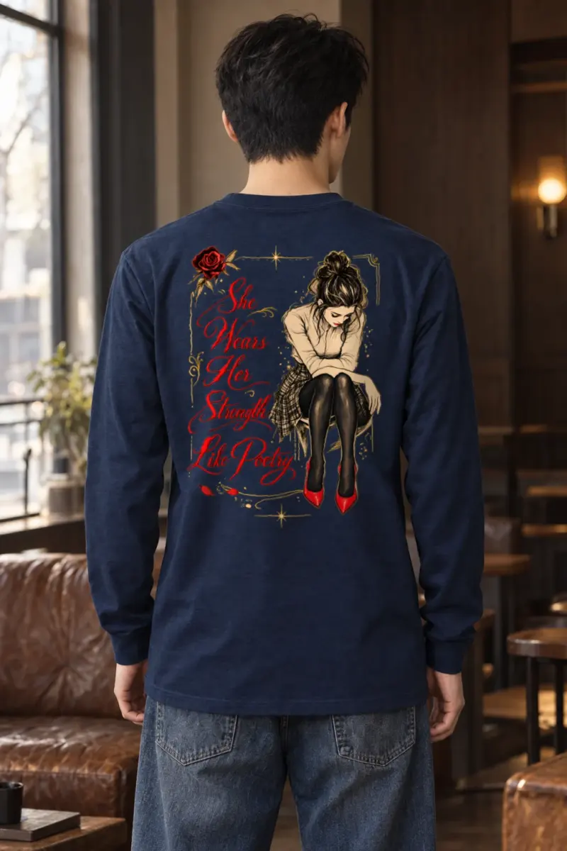 "Strength Like Poetry" Unisex Longsleeve T-shirt
