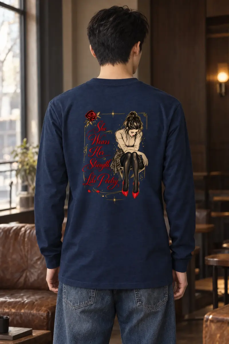 "Strength Like Poetry" Unisex Longsleeve T-shirt