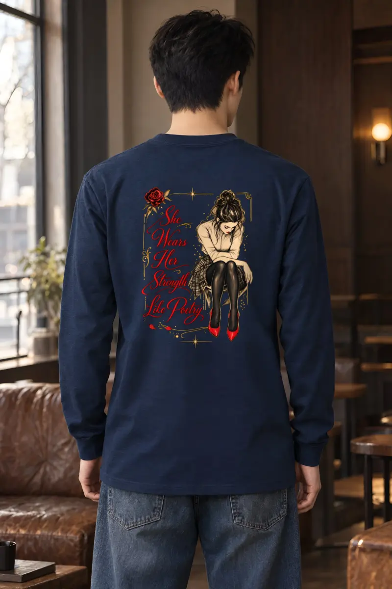 "Strength Like Poetry" Unisex Longsleeve T-shirt