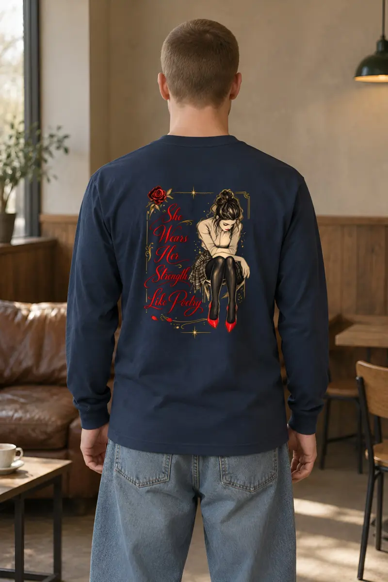 "Strength Like Poetry" Unisex Longsleeve T-shirt