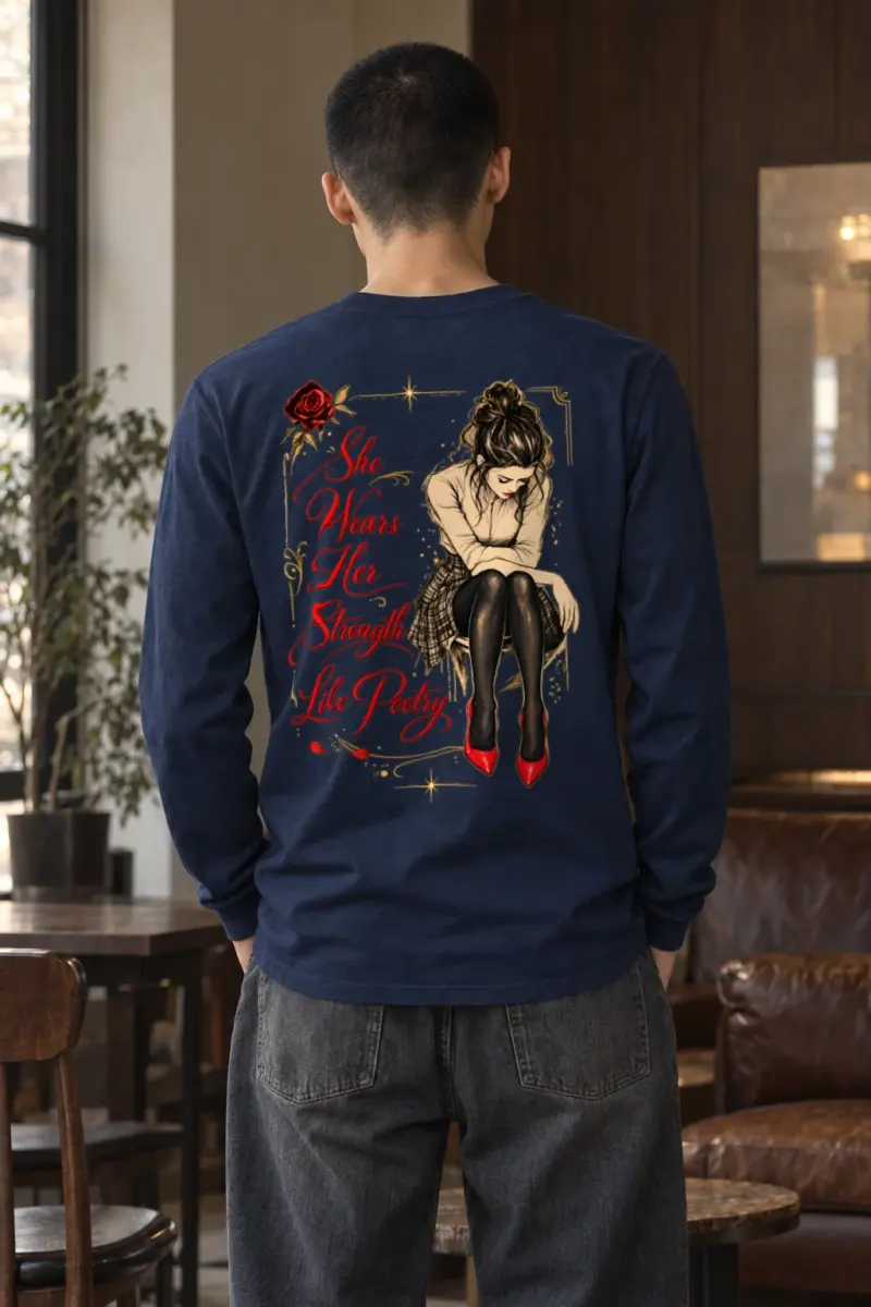 "Strength Like Poetry" Unisex Longsleeve T-shirt | Gildan 2400