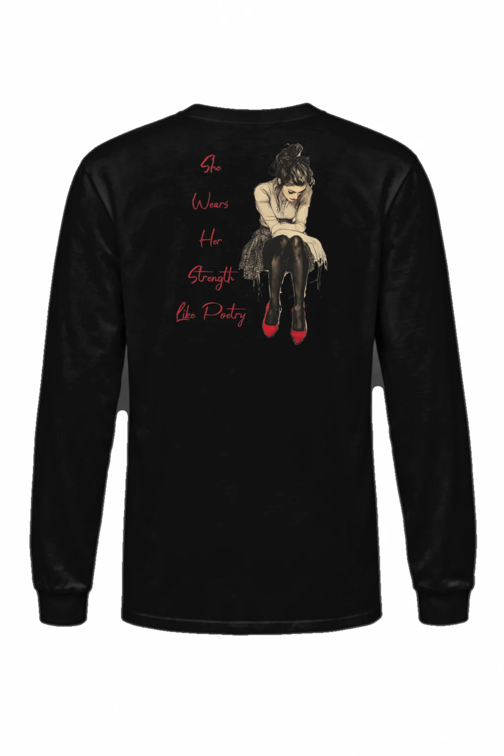 "Strength Like Poetry" Unisex Longsleeve T-shirt | Gildan 2400