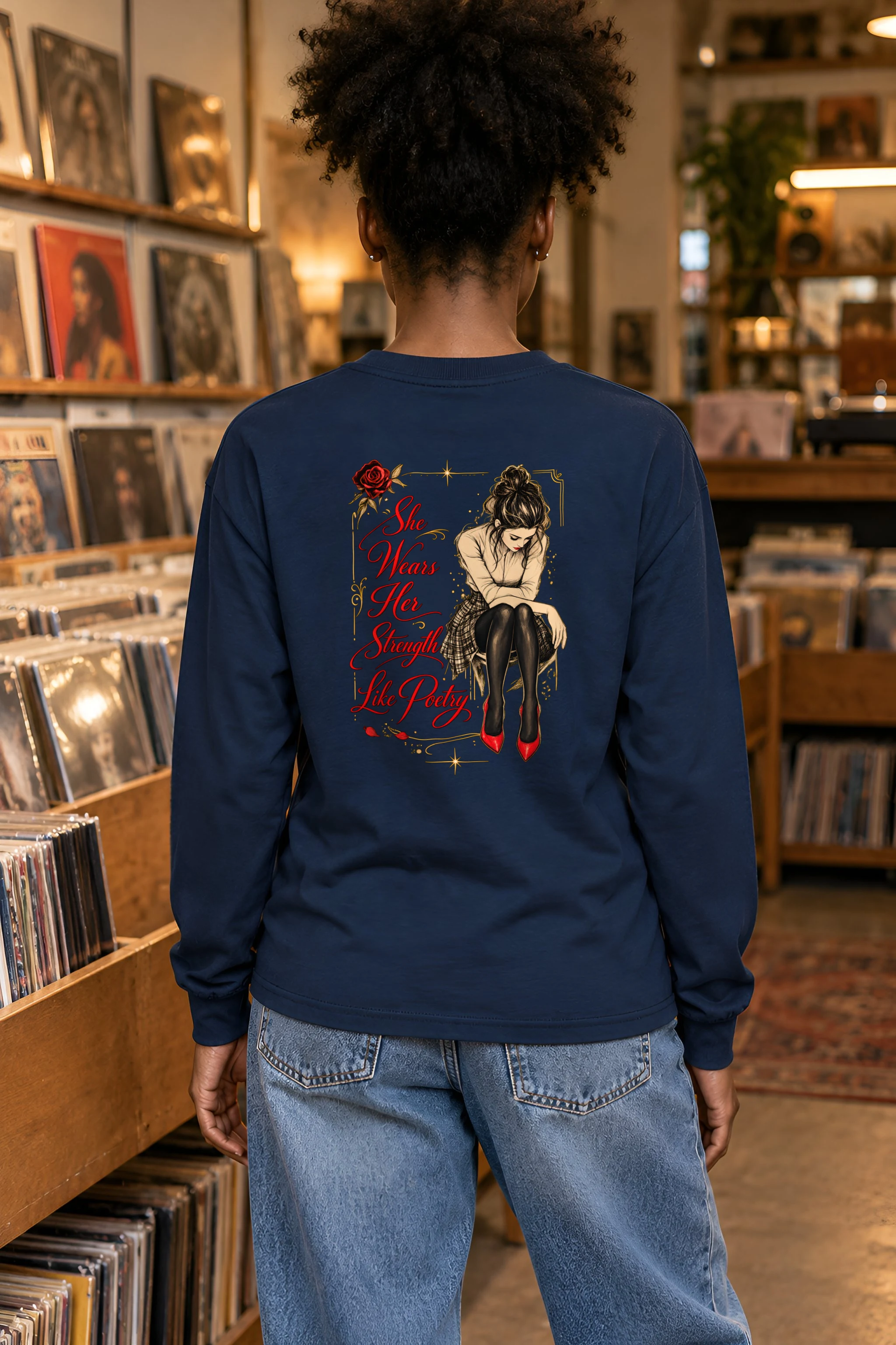"Strength Like Poetry" Unisex Longsleeve T-shirt