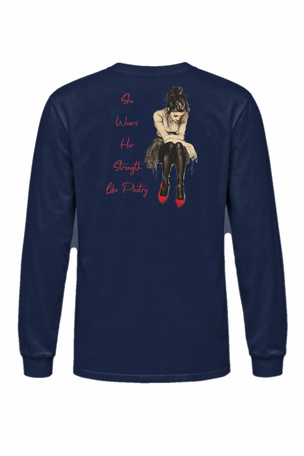 "Strength Like Poetry" Unisex Longsleeve T-shirt | Gildan 2400