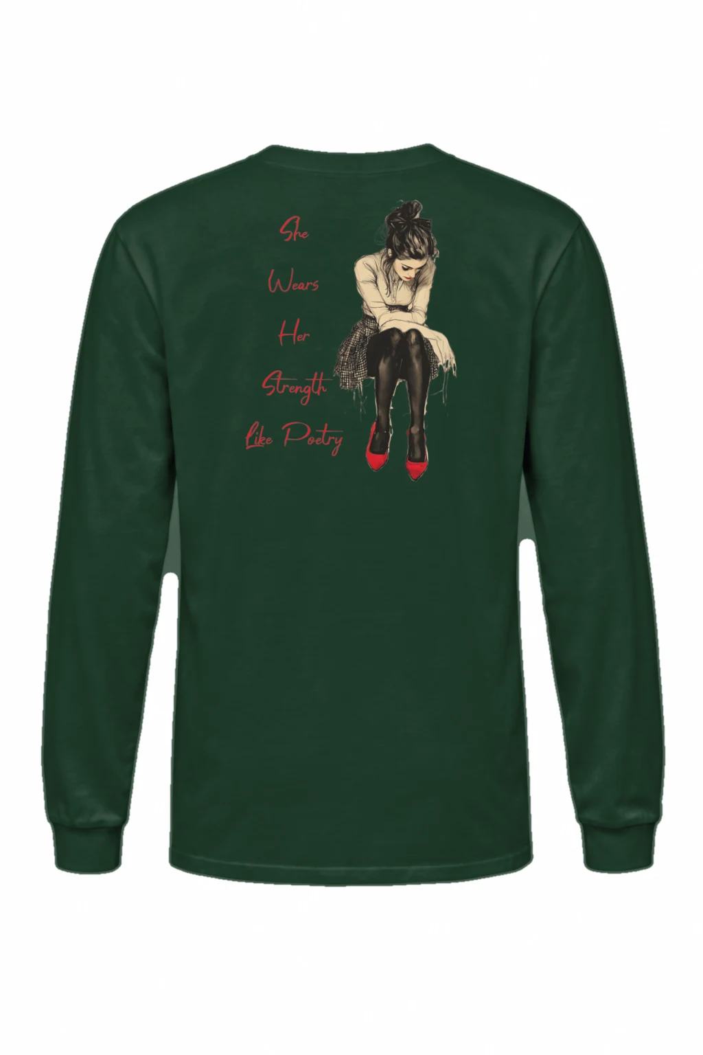 "Strength Like Poetry" Unisex Longsleeve T-shirt | Gildan 2400