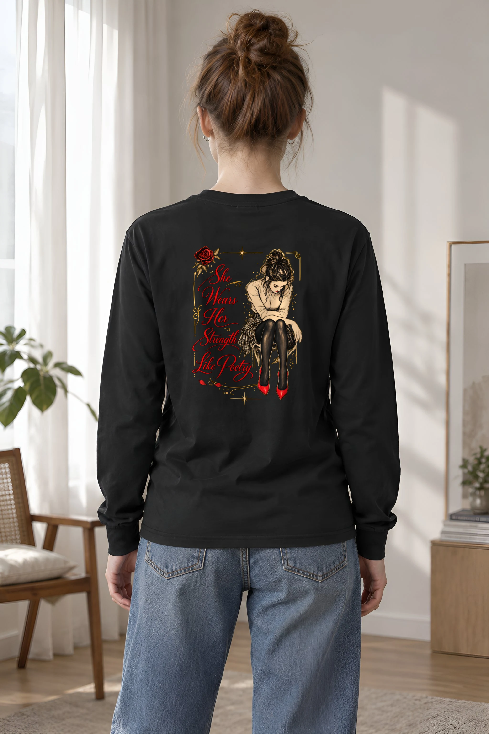 "Strength Like Poetry" Unisex Longsleeve T-shirt