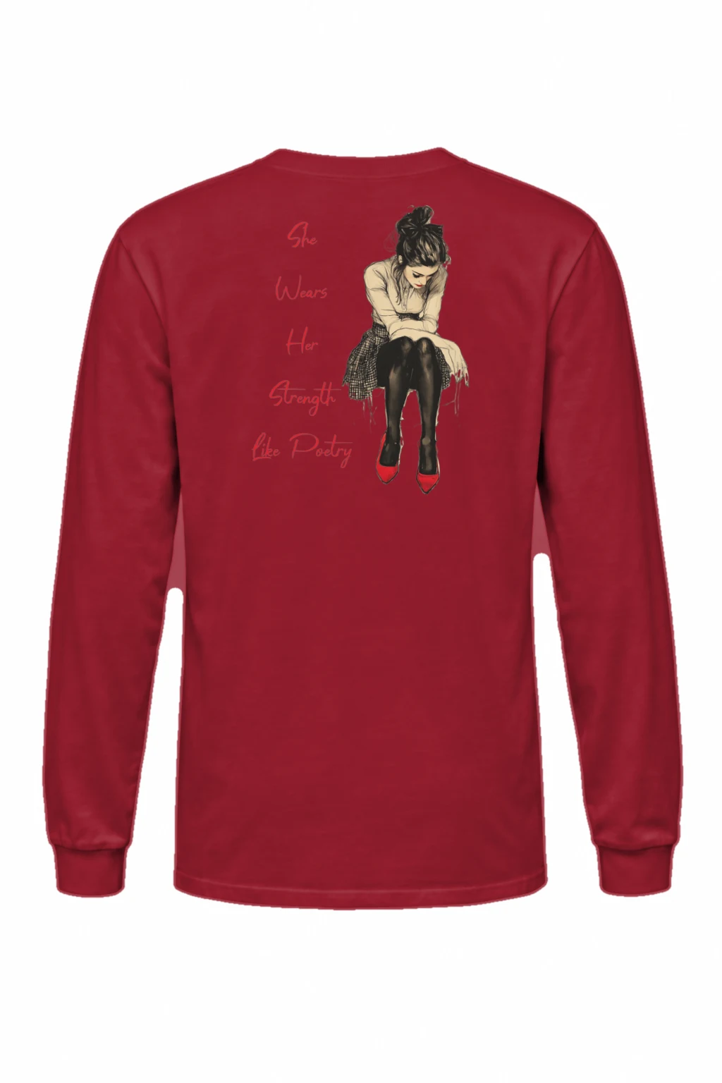 "Strength Like Poetry" Unisex Longsleeve T-shirt | Gildan 2400