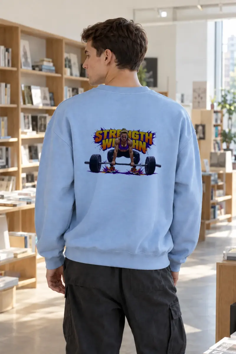 "Strength Within" Heavy Blend Unisex Crewneck Sweatshirt | Gildan 18000