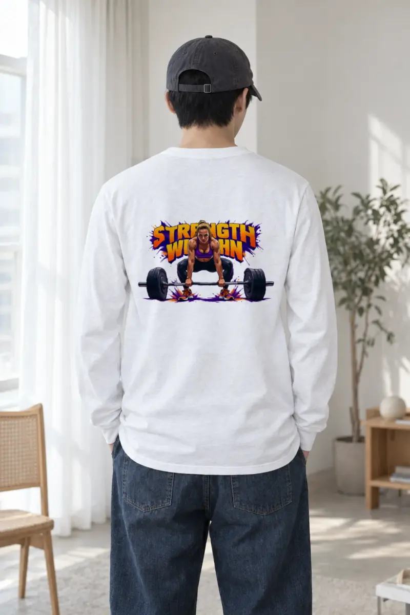 "Strength Within" Unisex Longsleeve T-shirt | Gildan 2400