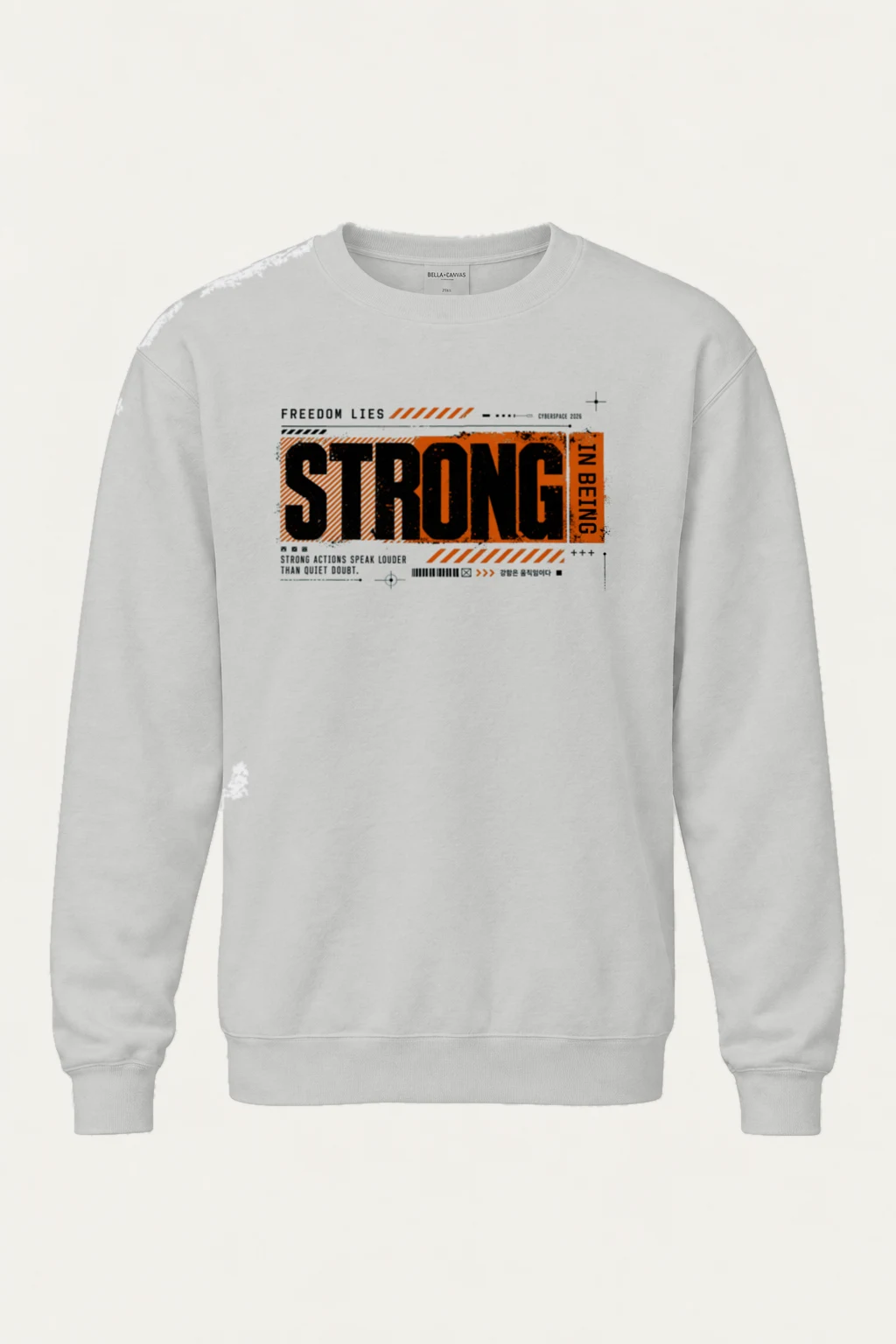 "Strong Actions" Heavy Blend Unisex Crewneck Sweatshirt | Gildan 18000