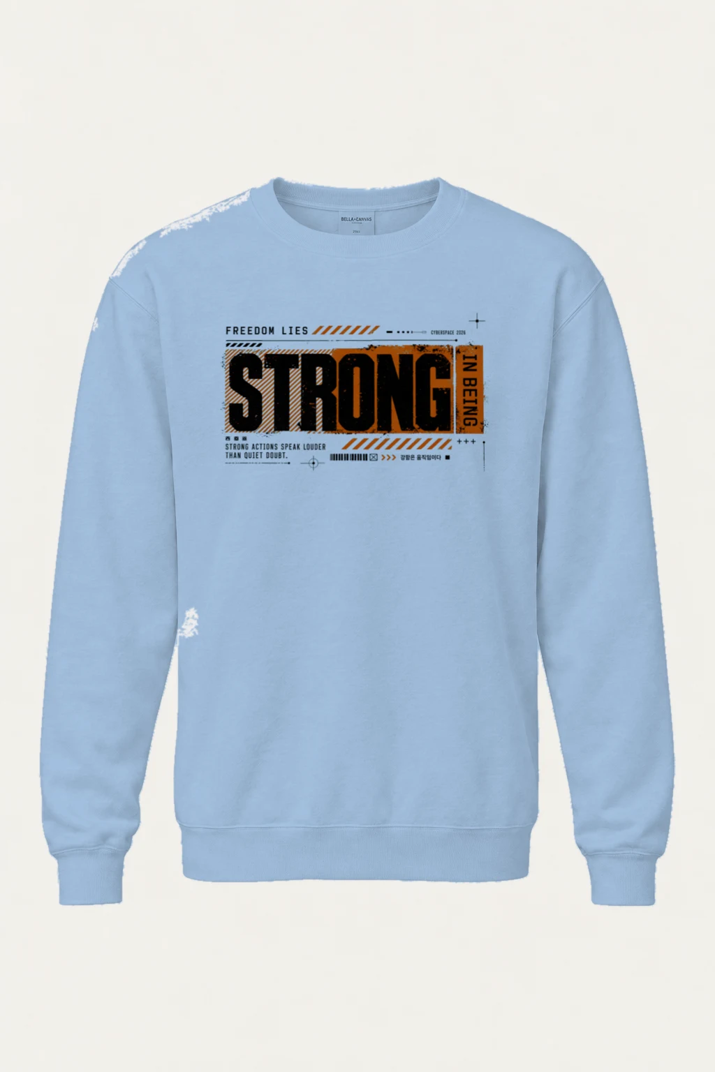 "Strong Actions" Heavy Blend Unisex Crewneck Sweatshirt | Gildan 18000