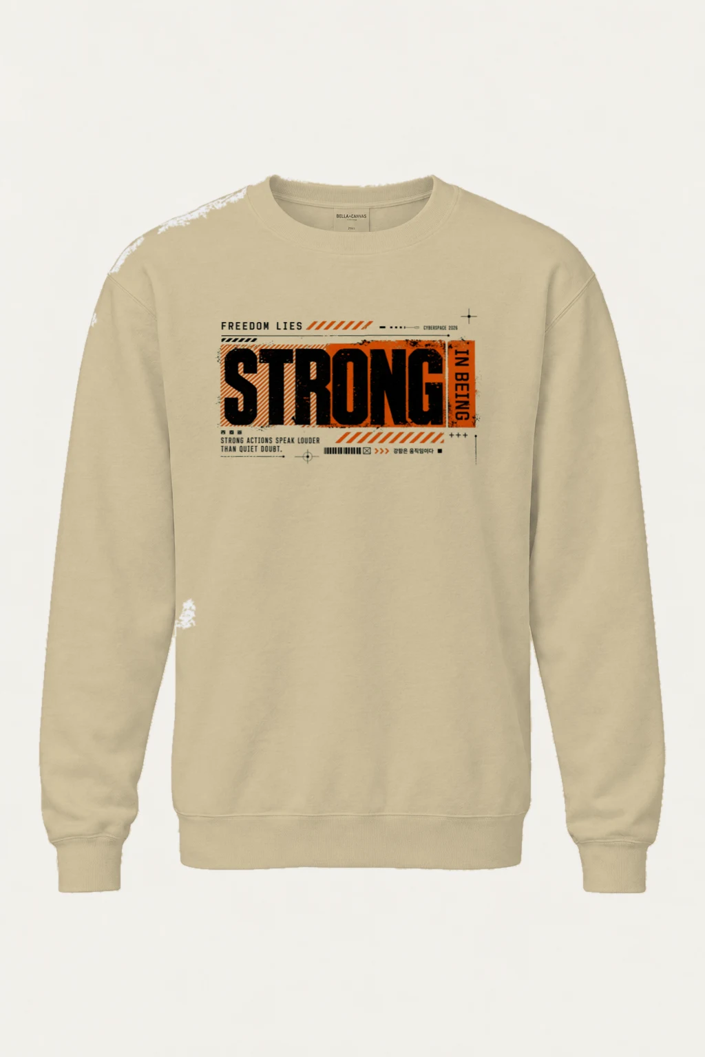 "Strong Actions" Heavy Blend Unisex Crewneck Sweatshirt | Gildan 18000