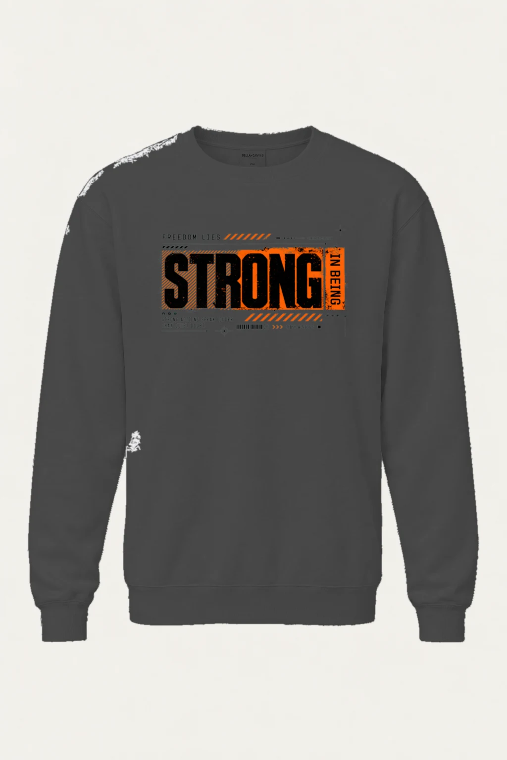 "Strong Actions" Heavy Blend Unisex Crewneck Sweatshirt | Gildan 18000