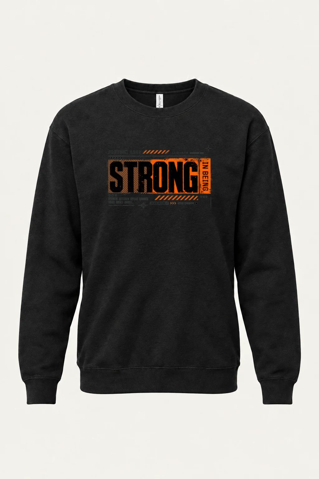 "Strong Actions" Heavy Blend Unisex Crewneck Sweatshirt | Gildan 18000
