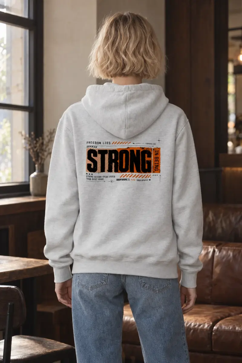 "Strong Actions" Heavy Blend Unisex Pullover Hoodie