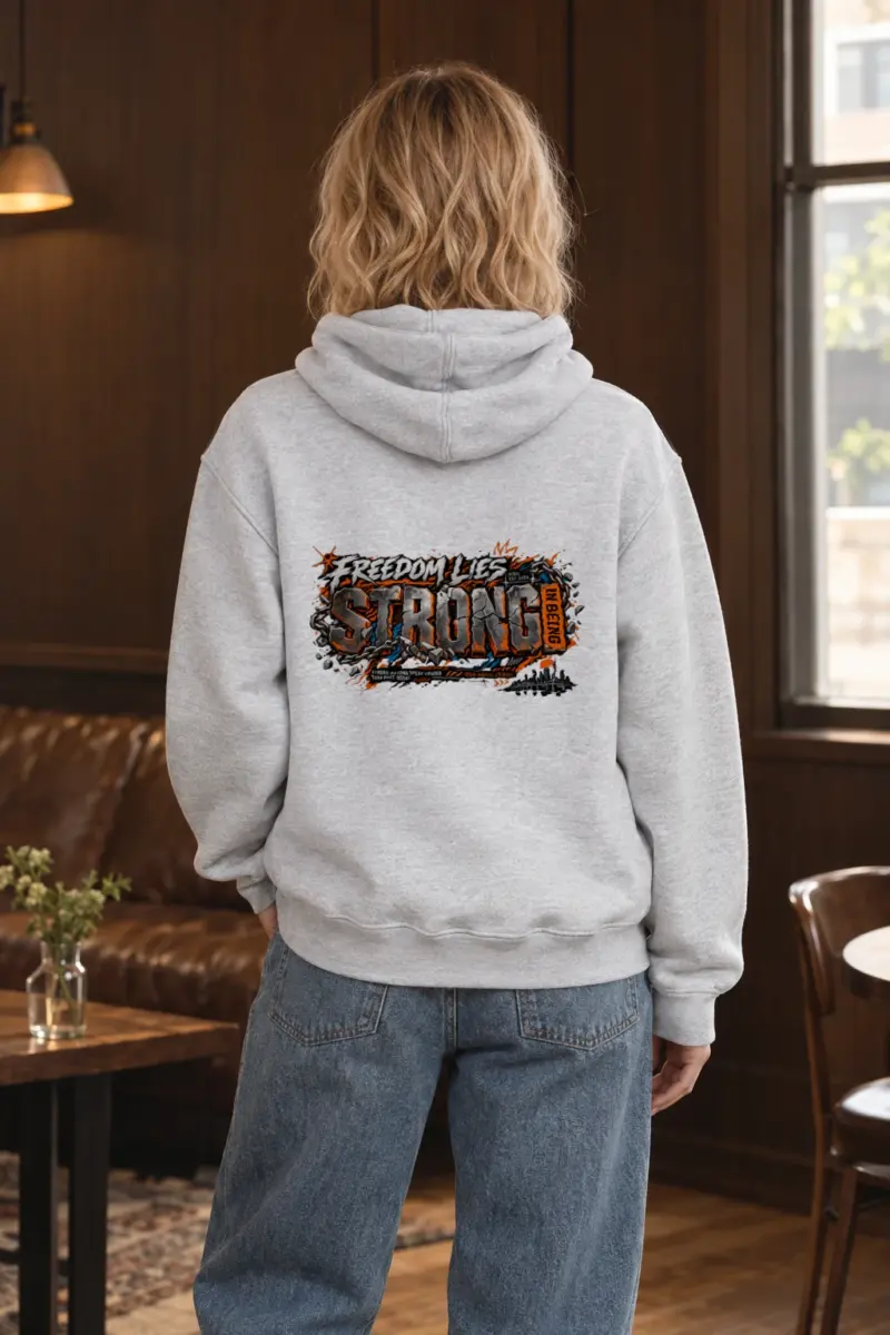 "Freedom Lies Strong" Heavy Blend Unisex Pullover Hoodie