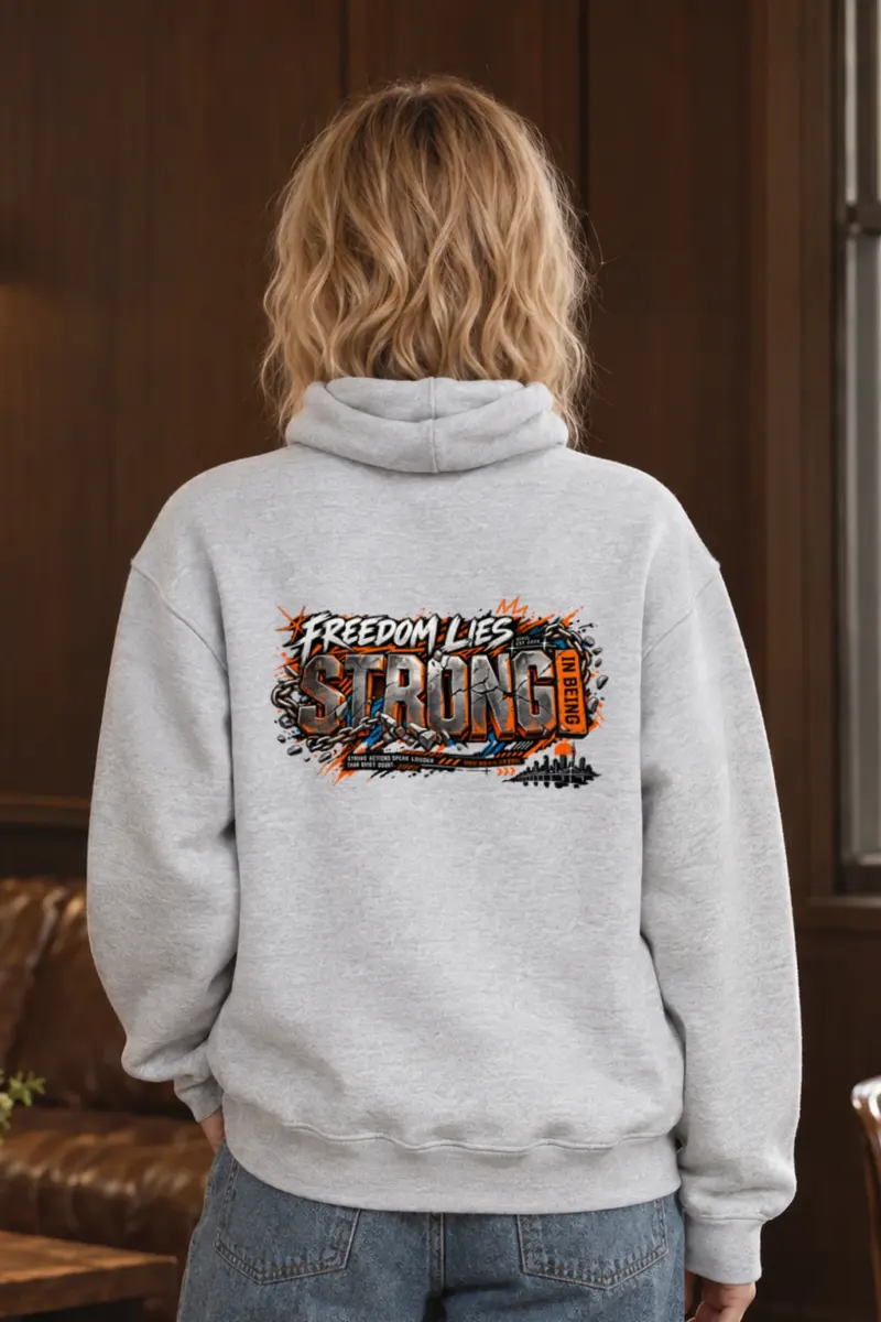 "Freedom Lies Strong" Heavy Blend Unisex Pullover Hoodie