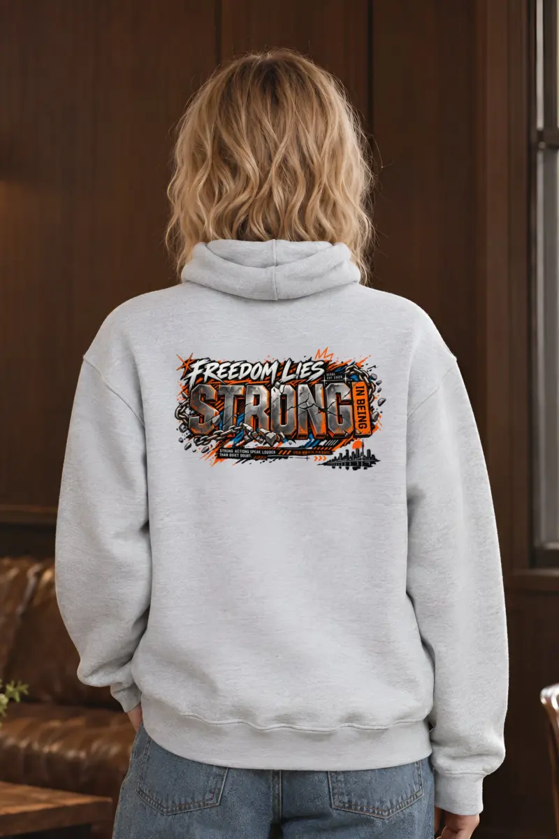 "Freedom Lies Strong" Heavy Blend Unisex Pullover Hoodie