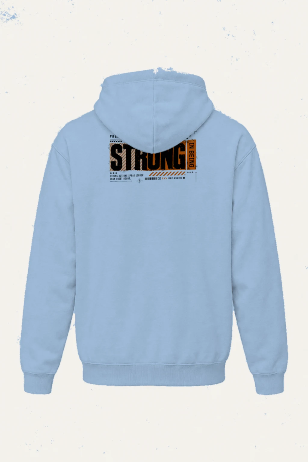 "Strong Actions" Heavy Blend Unisex Pullover Hoodie | Gildan 18500