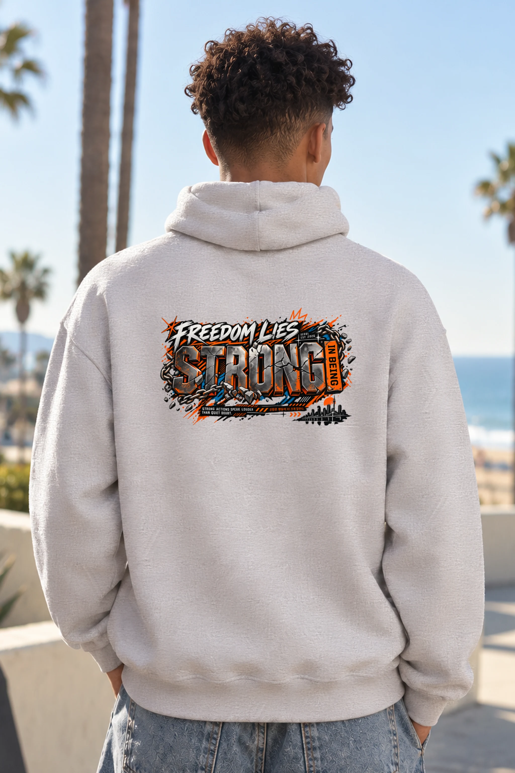 "Freedom Lies Strong" Unisex Pullover Hoodie