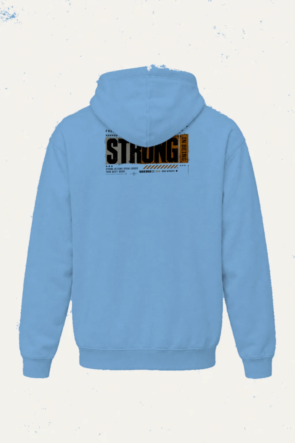 "Strong Actions" Heavy Blend Unisex Pullover Hoodie | Gildan 18500
