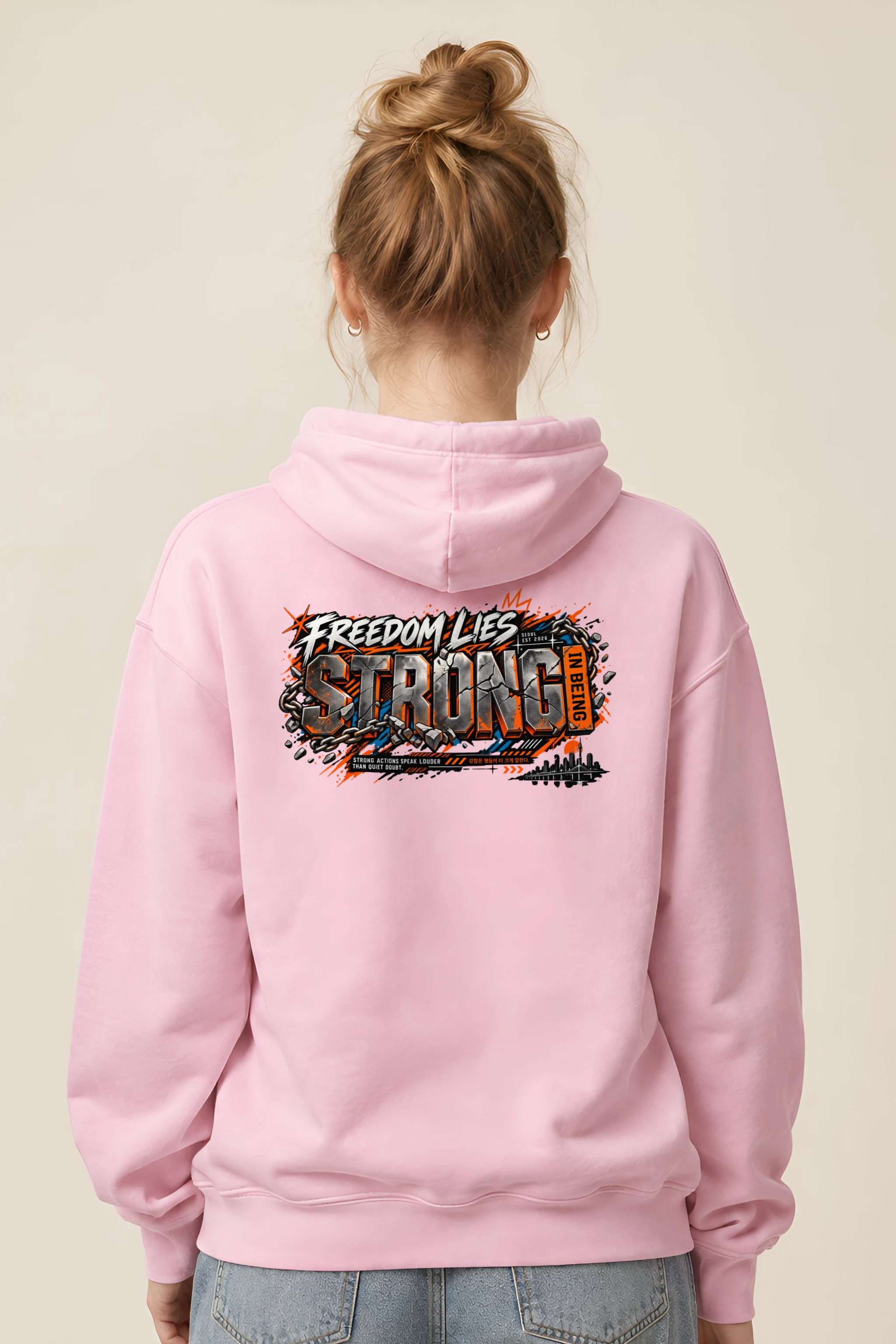 "Freedom Lies Strong" Unisex Pullover Hoodie