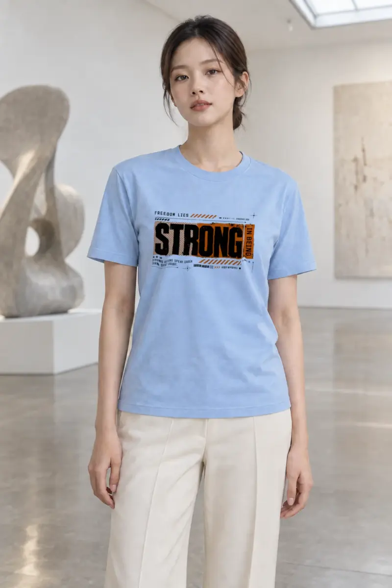 "Strong Actions" Heavyweight Unisex Crewneck T-shirt | Gildan 5000