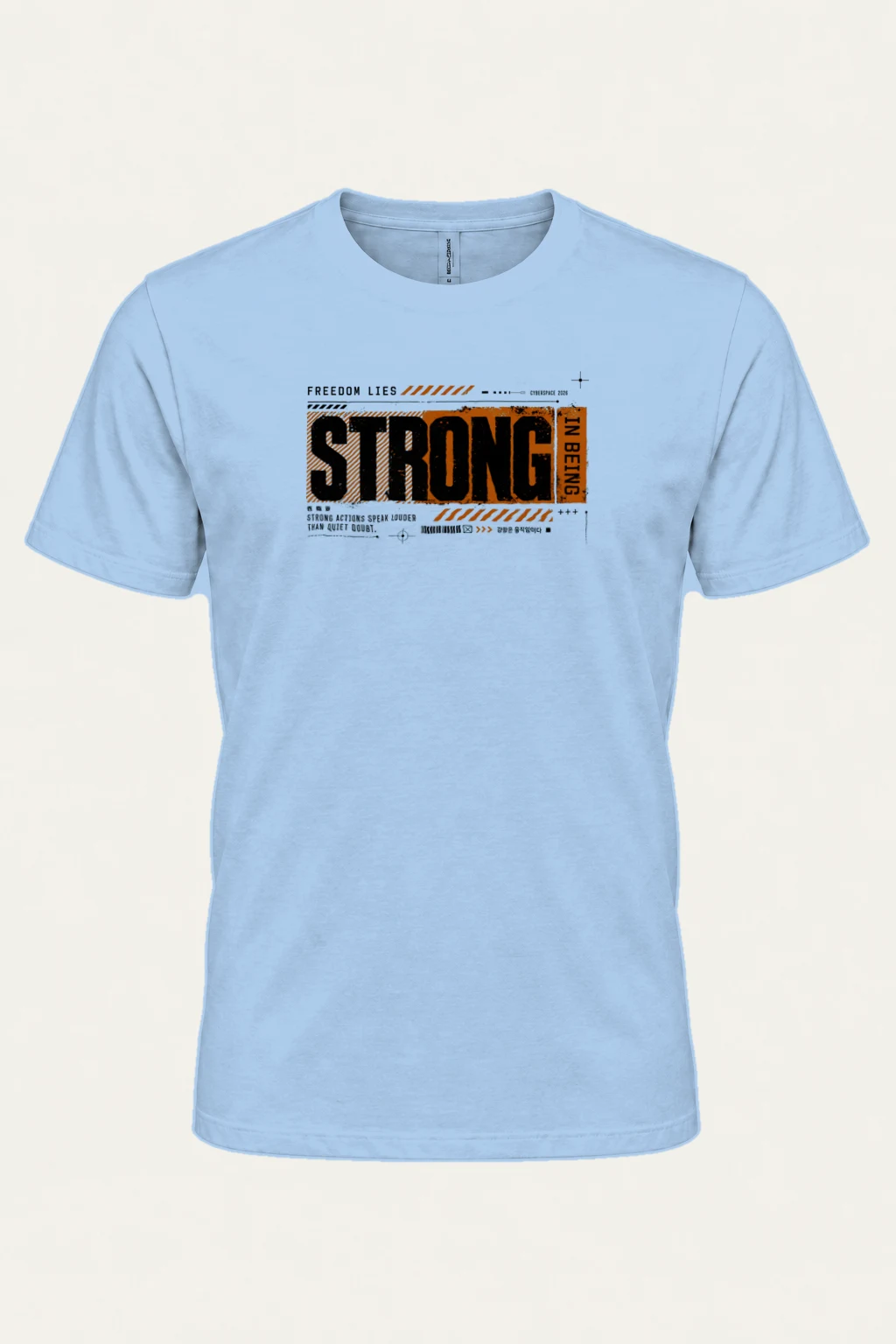 "Strong Actions" Heavyweight Unisex Crewneck T-shirt | Gildan 5000