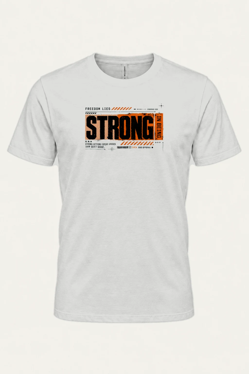 "Strong Actions" Heavyweight Unisex Crewneck T-shirt | Gildan 5000