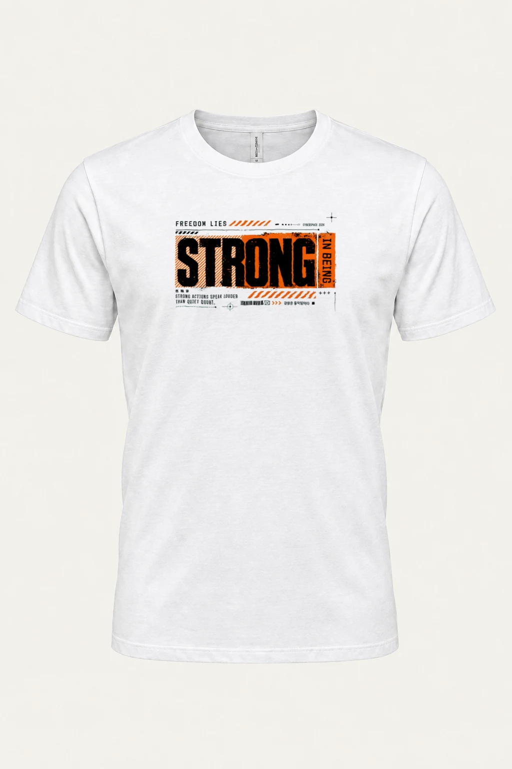 "Strong Actions" Heavyweight Unisex Crewneck T-shirt | Gildan 5000