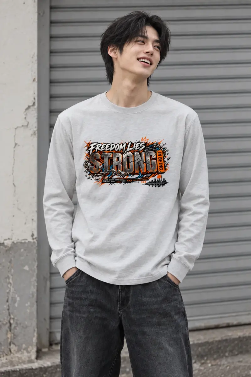 "Freedom Lies Strong" Unisex Longsleeve T-shirt