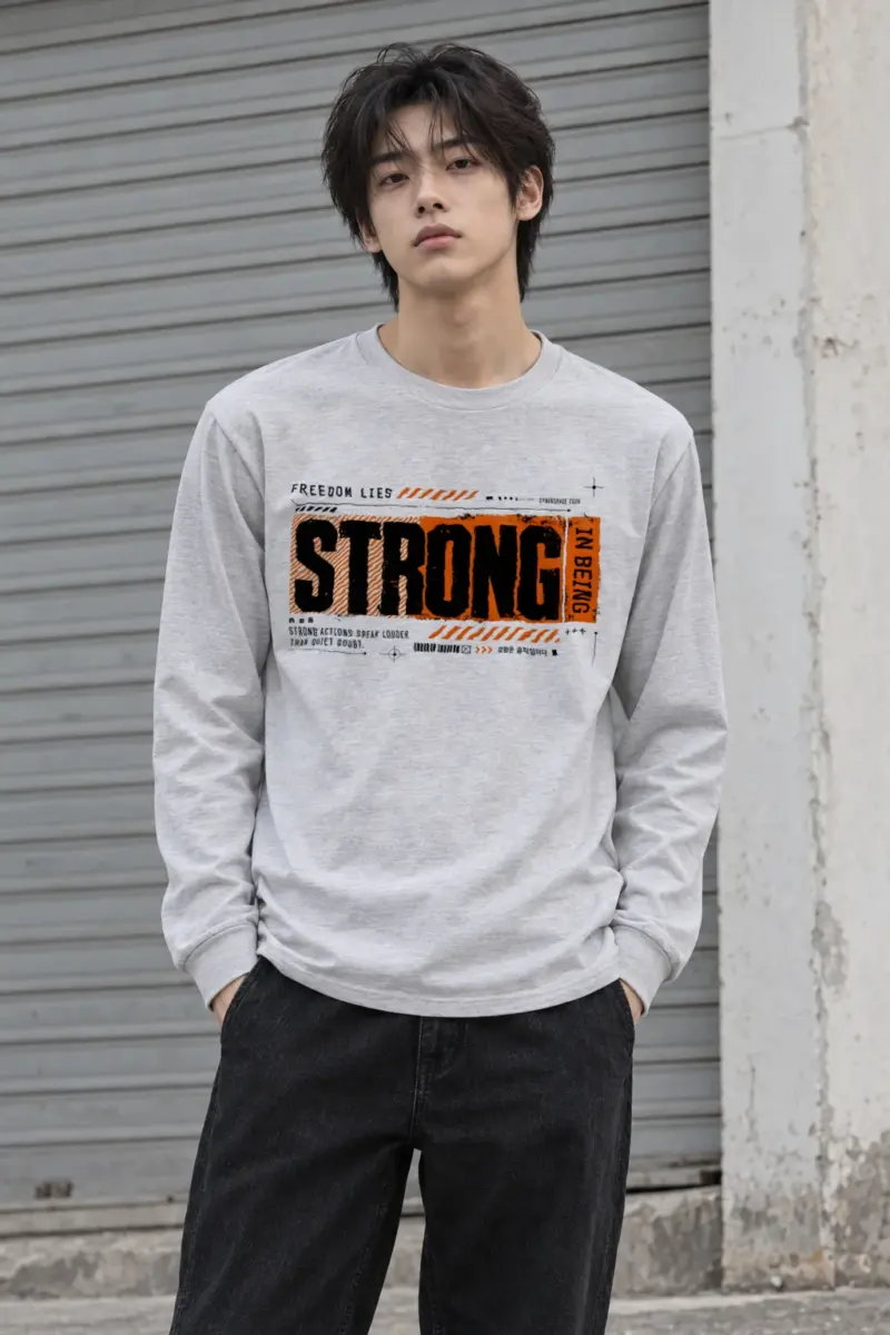 "Strong Actions" Unisex Longsleeve T-shirt