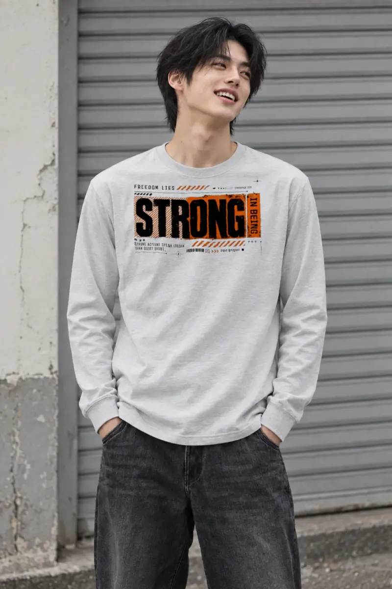 "Strong Actions" Unisex Longsleeve T-shirt