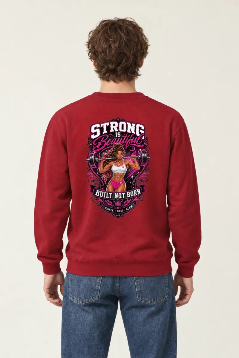 "Strong Is Beautiful" Heavy Blend Unisex Crewneck Sweatshirt