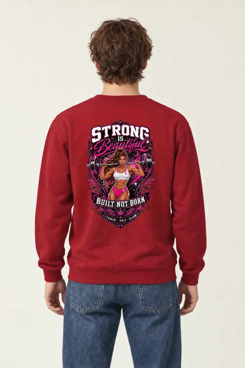 "Strong Is Beautiful" Heavy Blend Unisex Crewneck Sweatshirt