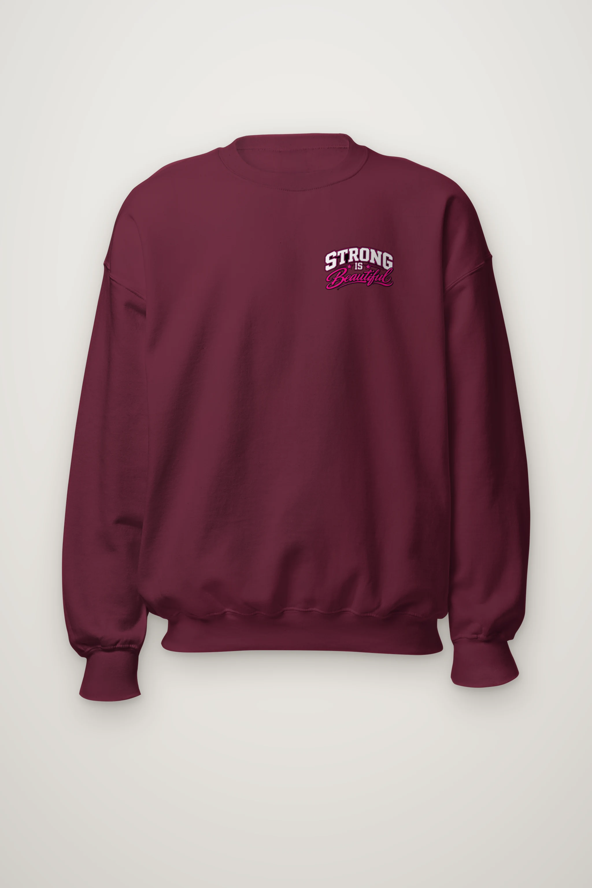"Strong Is Beautiful" Heavy Blend Unisex Crewneck Sweatshirt
