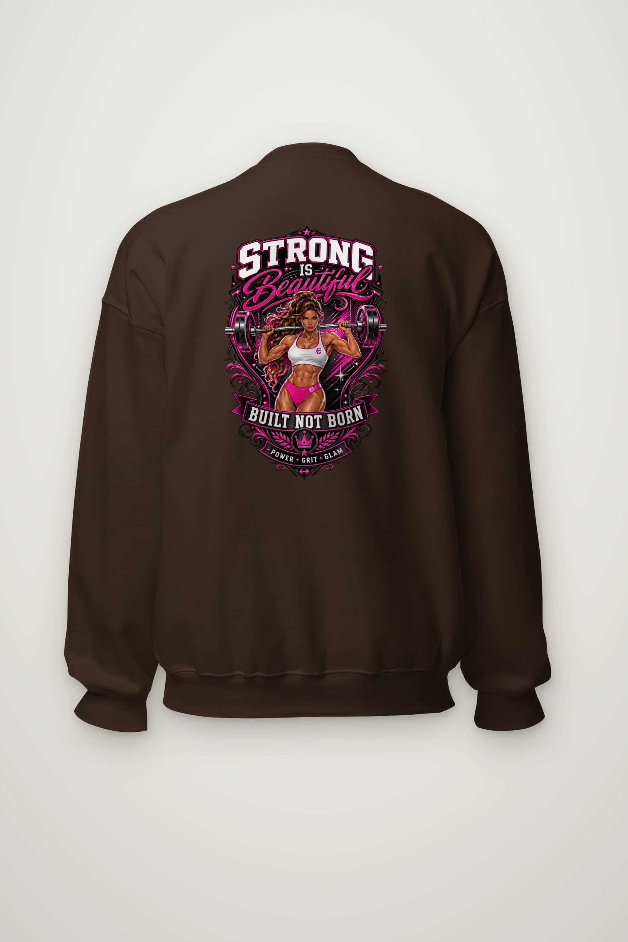 "Strong Is Beautiful" Heavy Blend Unisex Crewneck Sweatshirt